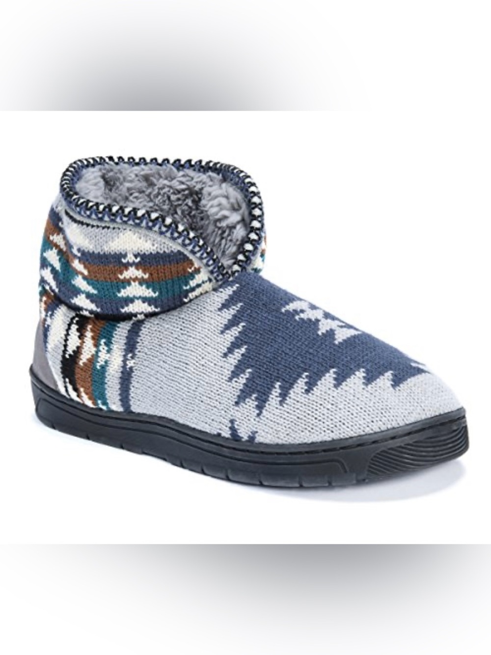 NWT Mens MUK LUKS Mark Bootie Slippers
